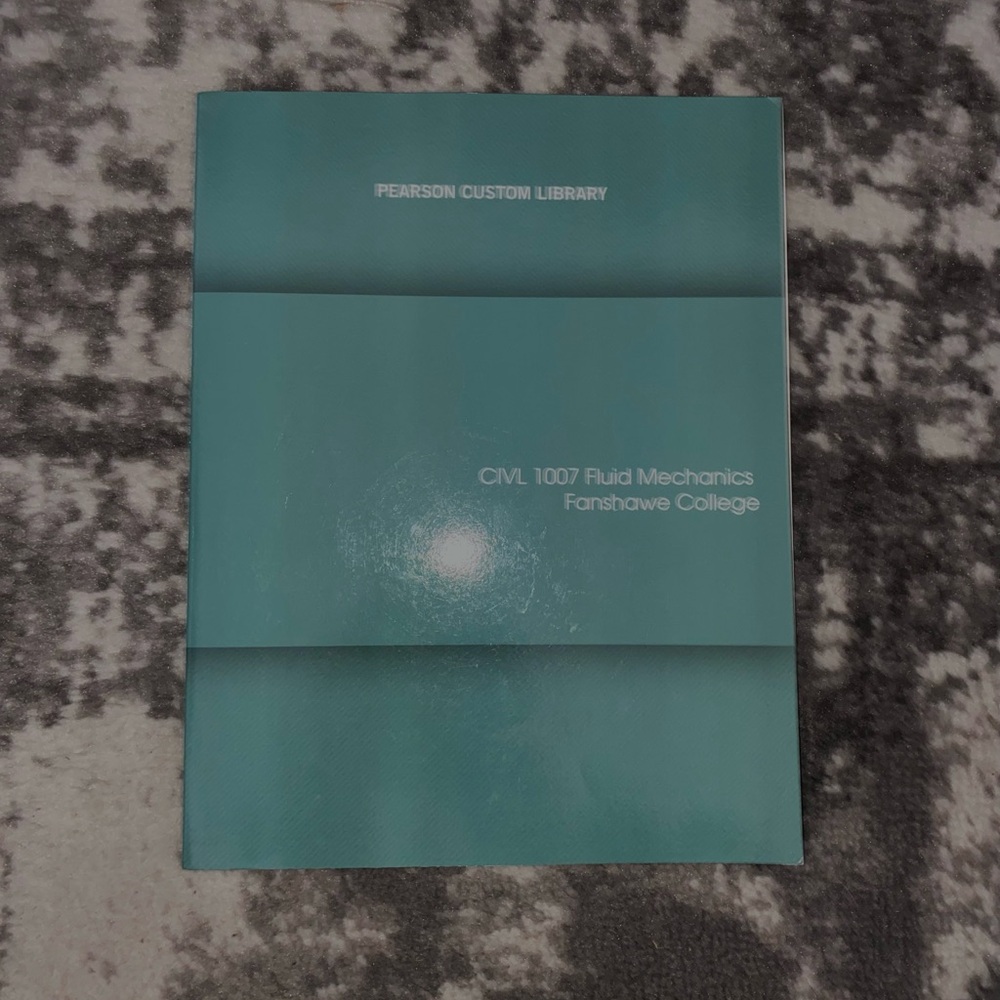 Fluid Mechanics Textbook - Fanshawe College